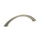 Richelieu 3 3/4 in (96 mm) Center-to-Center Pewter Contemporary Cabinet Pull BP3511142 - alternate 1