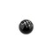 Richelieu 1 15/32 in (37 mm) Black Eclectic Cabinet Knob BP36673790 - alternate 1