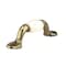 Richelieu 3 in. (76 mm) Center-to-Center Oatmeal, Burnished Brass Traditional Ceramic Drawer Pull BP3802BB89 - alternate 1
