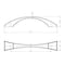 Richelieu 3-3/4 in. (96 mm) Center-to-Center Faux Iron Traditional Drawer Pull BP391371904 - alternate 2