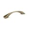 Richelieu 3-3/4 in. (96 mm) Center-to-Center Burnished Brass Traditional Drawer Pull BP391371BB - alternate 1