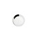 Richelieu 1 1/4 in (32 mm) Chrome, White Functional Cabinet Knob BP392214030 - alternate 2