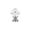 Richelieu 1 1/8 in (28 mm) Clear, Brushed Nickel Eclectic Brass, Acrylic Cabinet Knob BP403519511 - alternate 3