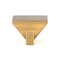 Richelieu 1 9/16-inch (40 mm) x 1 9/16-inch (40 mm) Aurum Brushed Gold Contemporary Cabinet Knob BP404016158 - alternate 3