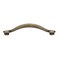 Richelieu 5-1/16 in. (128 mm) Center-to-Center Burnished Brass Traditional Drawer Pull BP410128BB - alternate 4