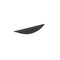 Richelieu 3 3/4 in (96 mm) Center-to-Center Matte Black Contemporary Drawer Pull BP42696900 - alternate 1