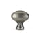 Richelieu 1 9/16 in. X 7/8 in. (40 mm x 22 mm) Pewter Traditional Metal Cabinet Knob BP444340142 - alternate 3
