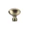 Richelieu 1 9/16 in. X 7/8 in. (40 mm x 22 mm) Antique English Traditional Metal Cabinet Knob BP444340AE - alternate 2