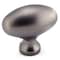 Richelieu 1 31/32 in. X 1 3/32 in. (50 mm x 28 mm) Antique Nickel Traditional Metal Cabinet Knob BP444350143 - alternate 1