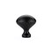 Richelieu 1 3/16 in (30 mm) x 25/32 in (20 mm) Matte Black Traditional Cabinet Knob BP4443900 - alternate 3