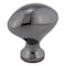 Richelieu 1 3/16 in. X 25/32 in. (30 mm x 20 mm) Black Nickel Traditional Metal Cabinet Knob BP444391 - alternate 1