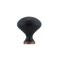 Richelieu 1 3/16 in (30 mm) x 25/32 in (20 mm) Brushed Oil-Rubbed Bronze Traditional Cabinet Knob BP4443BORB - alternate 4