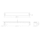 Richelieu 7 9/16 in (192 mm) Center-to-Center Brushed Nickel, Low Luster Contemporary Cabinet Pull BP458192196 - alternate 2