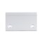 Richelieu 1-31/32 in. (50 mm) Center-to-Center Aluminum Contemporary Edge Pull BP46037010 - alternate 5
