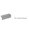 Richelieu 1-1/4 in. (32 mm) Center-to-Center Aluminum Contemporary Drawer Pull BP46043210 - alternate 2
