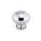 Richelieu 1 1/4 in (32 mm) Chrome Traditional Brass, Hollow Metal Cabinet Knob BP4923140 - alternate 1