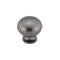Richelieu 1 1/4 in (32 mm) Pewter Traditional Brass, Hollow Metal Cabinet Knob BP4923142 - alternate 1