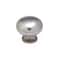 Richelieu 1 1/2 in (38 mm) Pewter Traditional Metal Cabinet Knob BP492338142 - alternate 1