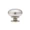 Richelieu 1 1/2 in (38 mm) Brushed Nickel Traditional Metal Cabinet Knob BP492338195 - alternate 2