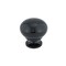 Richelieu 1 1/4 in (32 mm) Black Traditional Brass, Hollow Metal Cabinet Knob BP492390 - alternate 1