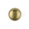 Richelieu 1 1/4 in (32 mm) Burnished Brass Traditional Brass, Hollow Metal Cabinet Knob BP4923BB - alternate 5