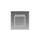 Richelieu 1 25/32"x1 25/32"(45mm x 45mm) Transparent/Clear, Mirror Effect Contemporary Acrylic Cabinet Knob BP50011 - alternate 2