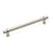 Richelieu 7-9/16 in. (192 mm) Center-to-Center Brushed Nickel Contemporary Drawer Pull BP5016192195 - alternate 1