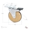 Richelieu Single Wheel Design Caster, Swivel with Brake, with Plate, Gray, Beech BP51022020503 - alternate 3
