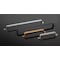 Richelieu 6 5/16 in (160 mm) Center-to-Center Aurum Brushed Gold Contemporary Cabinet Pull BP52003160158 - alternate 4
