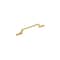 Richelieu 5 1/16 in (128 mm) Center-to-Center Aurum Brushed Gold Contemporary Cabinet Pull BP52010128158 - alternate 1