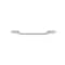 Richelieu 5 1/16 in (128 mm) Center-to-Center Brushed Nickel Contemporary Cabinet Pull BP52010128195 - alternate 3