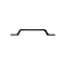 Richelieu 5 1/16 in (128 mm) Center-to-Center Matte Black Contemporary Cabinet Pull BP52010128900 - alternate 4