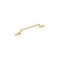 Richelieu 6 5/16 in (160 mm) Center-to-Center Aurum Brushed Gold Contemporary Cabinet Pull BP52010160158 - alternate 1