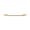 Richelieu 6 5/16 in (160 mm) Center-to-Center Aurum Brushed Gold Contemporary Cabinet Pull BP52010160158 - alternate 4