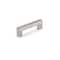 Richelieu 3-3/4 in. (96 mm) Center-to-Center Brushed Nickel Contemporary Drawer Pull BP52096195 - alternate 1
