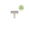 Richelieu 1 1/4 in (32 mm) x 1 1/4 in (32 mm) Brushed Nickel Contemporary Cabinet Knob BP52155125195 - alternate 1