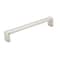 Richelieu 6-5/16 in. (160 mm) Center-to-Center Brushed Nickel Contemporary Drawer Pull BP525160195 - alternate 1