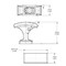 Richelieu 1 5/32-inch (29 mm) x 15/32-inch (12 mm) Chrome Transitional Cabinet Knob BP525429140 - alternate 2