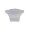 Richelieu 1 1/4 in. X 1 1/4 in. (32 mm x 32 mm) Matte Chrome Contemporary Metal Cabinet Knob BP53082174 - alternate 2