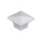 Richelieu 1 1/4 in. X 1 1/4 in. (32 mm x 32 mm) Matte Chrome Contemporary Metal Cabinet Knob BP53082174 - alternate 1