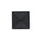 Richelieu 1 1/4 in. X 1 1/4 in. (32 mm x 32 mm) Matte Black Contemporary Metal Cabinet Knob BP53082900 - alternate 4