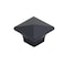 Richelieu 1 1/4 in. X 1 1/4 in. (32 mm x 32 mm) Matte Black Contemporary Metal Cabinet Knob BP53082900 - alternate 1