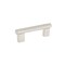 Richelieu 3 in (76.2 mm) Center-to-Center Brushed Nickel Contemporary Cabinet Pull BP535553195 - alternate 1