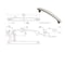 Richelieu 5 1/16 in (128 mm) Center-to-Center Brushed Nickel Contemporary Cabinet Pull BP5464128195 - alternate 2
