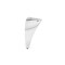 Richelieu Aluminum Furniture Leg, 4 in (102 mm), Polished Aluminum BP5600125 - alternate 2