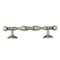 Richelieu 4 in. (102 mm) Center-to-Center Pewter Traditional Drawer Pull BP60111142 - alternate 4