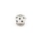 Richelieu 1 9/16 in (40 mm) Chrome, White Eclectic Cabinet Knob BP63494014030 - alternate 1