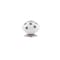Richelieu 1 9/16 in (40 mm) Chrome, White Eclectic Cabinet Knob BP63494014030 - alternate 2
