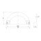 Richelieu 5 1/16 in (128 mm) Center-to-Center Brushed Nickel Contemporary Drawer Pull BP6367128195 - alternate 6