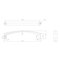 Richelieu 5-1/16 in. (128 mm) Center-to-Center Brushed Nickel Contemporary Drawer Pull BP650020128195 - alternate 4